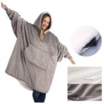 Κουβέρτα Fleece με Μανίκια και Κουκούλα