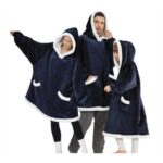 Κουβέρτα Fleece με Μανίκια και Κουκούλα