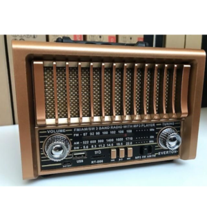 Επαναφορτιζόμενο Retro Ραδιόφωνο Bluetooth