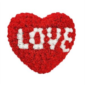 Καρδιά από Τεχνητά Τριαντάφυλλα Love
