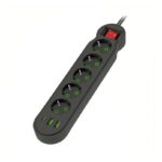 Πολύπριζο Ασφαλείας 5 Θέσεων, 2 USB – 1 Type-C 5m
