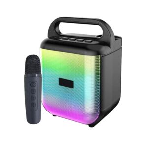 Ηχείο Bluetooth Led RGB με Μικρόφωνο