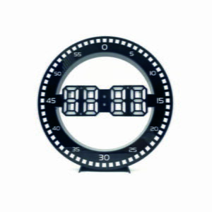 Ψηφιακό Ρολόι Τοίχου 3D LED – Μέτρηση Λεπτών