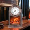 Διακοσμητικό Τζάκι LED Vintage Ρολόι