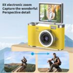Φωτογραφική Μηχανή 4K με Περιστρεφόμενη Οθόνη 48MP