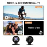 Action Camera WiFi 1080P με Οθόνη και Κλιπ