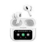 Ασύρματα Ακουστικά Bluetooth Υψηλής Τεχνολογίας με Οθόνη Αφής White