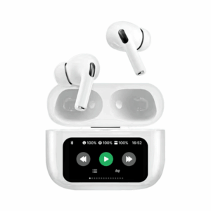 Ασύρματα Ακουστικά Bluetooth Υψηλής Τεχνολογίας με Οθόνη Αφής White
