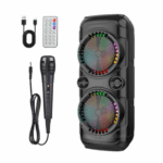 Επαναφορτιζόμενο Ηχείο Bluetooth Led RGB με Μικρόφωνο