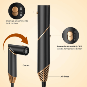 Πιστολάκι Μαλλιών 6 σε 1 Air Curler