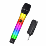 Σετ Aσύρματα Mικρόφωνα Karaoke RGB LED