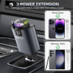 Φορτιστής Αυτοκινήτου Fast Charge 6 σε 1 με Άρωμα & Led Atmosphere