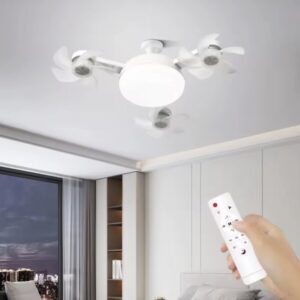 Φωτιστικό Οροφής με Ανεμιστήρα 50W