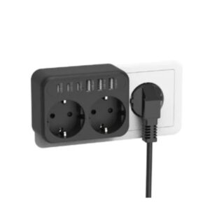 Πολύπριζο 2 Θέσεων με Θύρες USB – Type C