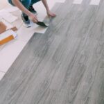 Διακοσμητικό Αυτοκόλλητο Πάνελ Δαπέδου Όψη Ξύλου