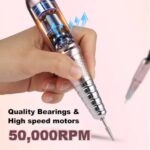 Επαγγελματικός Τροχός Νυχιών 68W 50000RPM LED Οθόνη