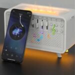 Ηχείο Bluetooth 3 σε 1 με Λευκούς Ήχους - Νυχτερινό Φως & Υγραντήρα