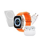 Super Πλήρες Σετ 8 σε 1 Smartwatch - Ασύρματα Ακουστικά - Μαγνητικό PowerBank