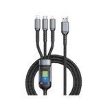 Καλώδιο Φόρτισης 3 σε 1 60W Android-iOS-Type-C