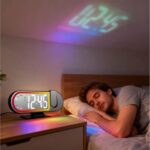 Επιτραπέζιο Ρολόι Led Καθρέφτης με Προτζέκτορα